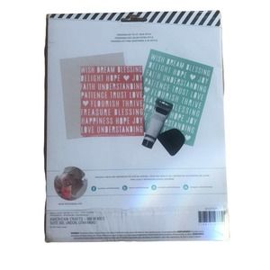 Heidi Swapp 312737 DIY Canvas 2 Piece Pack Paint Canvas by American Crafts